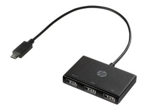 HP USB-C to USB-A - concentrateur (hub) - 3 ports